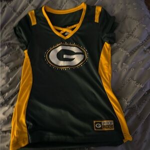 Majestic Green and Yellow Women's Short Sleeve Tee